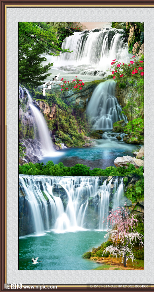 山水画 山水风景 巨幅山水画