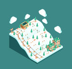创意立体滑雪场