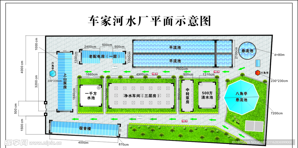 平面示意图