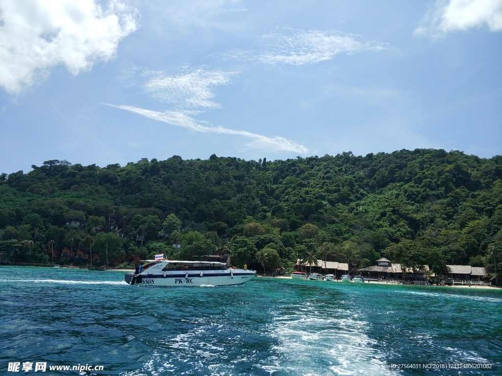 泰国普吉岛海岛海水海景