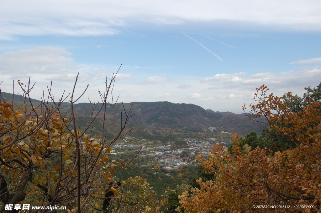 红叶 香山 秋色 秋天