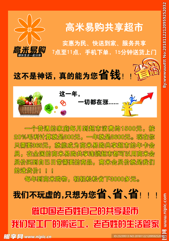 超市宣传海报