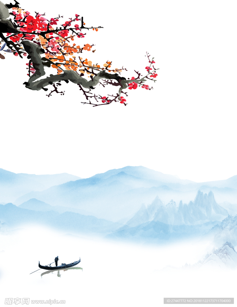 中国风展板