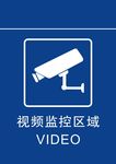 视频监控标识牌