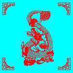 龙剪纸