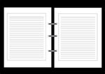 矢量  活页本  笔记本