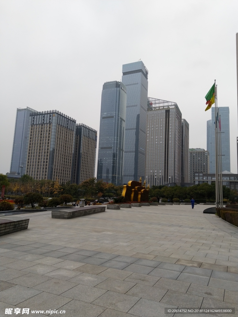 壮丽的城市高楼
