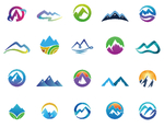 山水logo素材图片