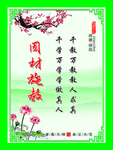 校园文化成语展板