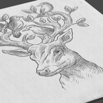 素描手稿样机