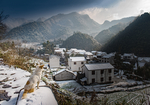山乡雪景