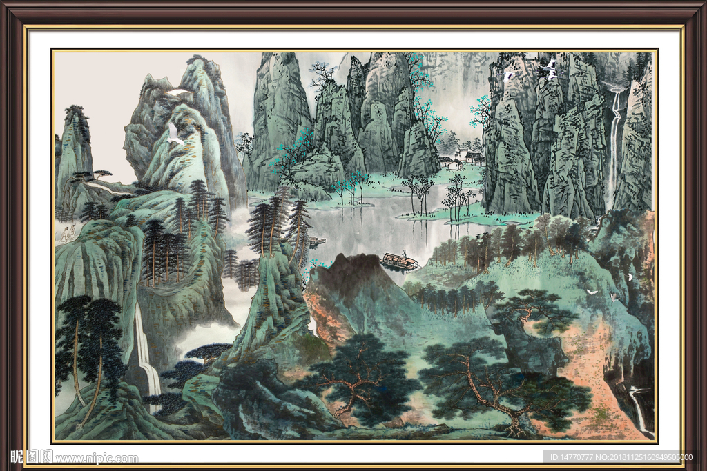 国画山水