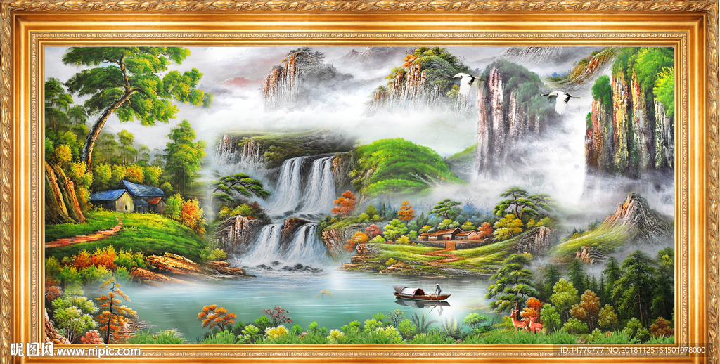 油画风景