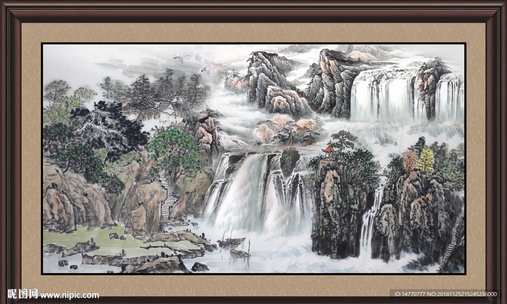 山水风景画