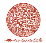 中国风祥云窗花