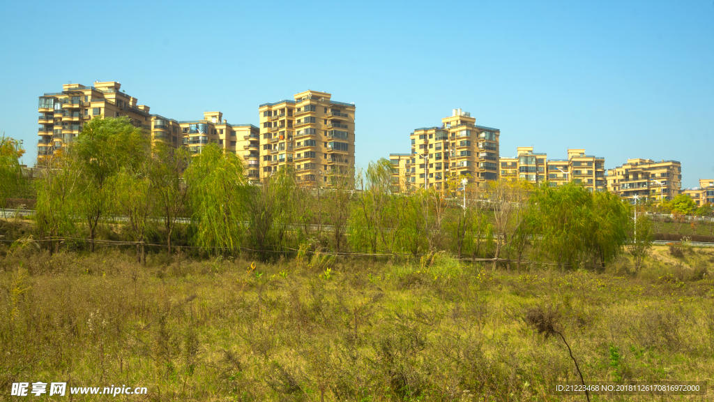 江畔建筑群