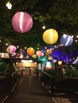 户外夜晚节日聚会
