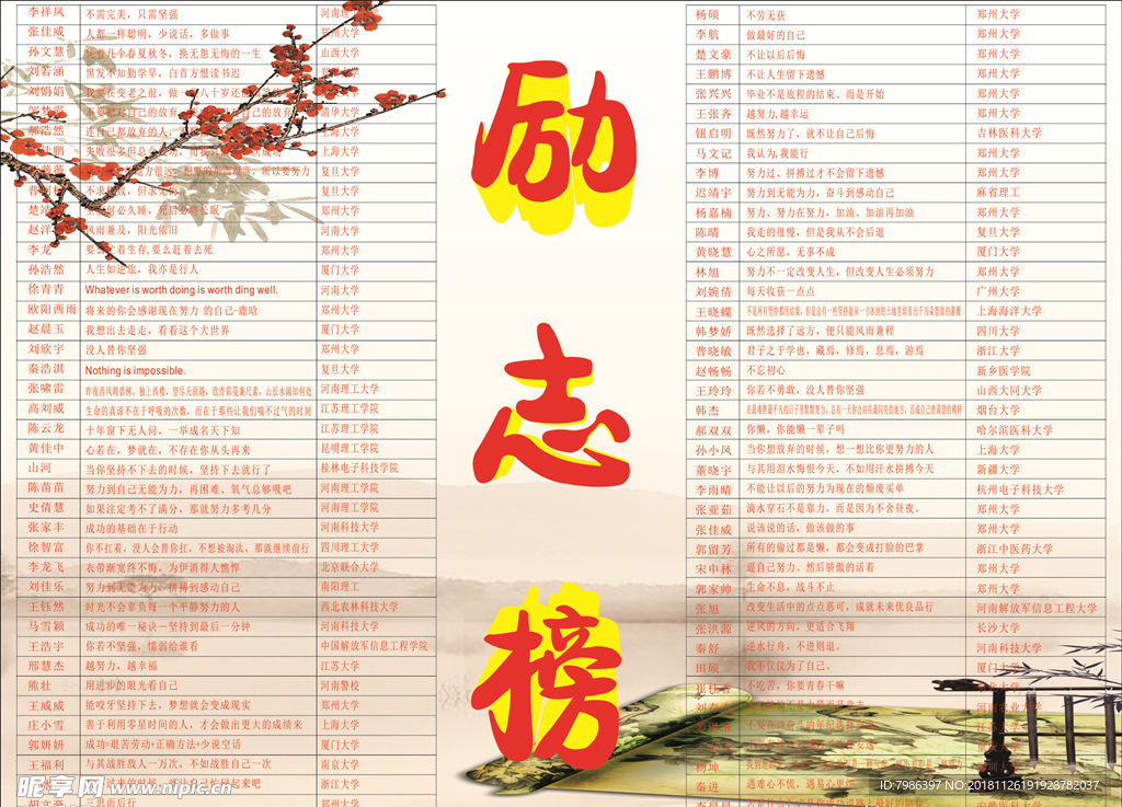 励志榜