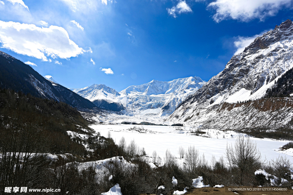 米堆雪景