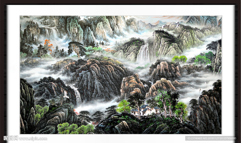 山水风景图