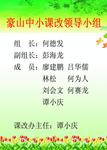 学校课改领导小组