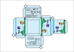 qq糖包装盒展开图