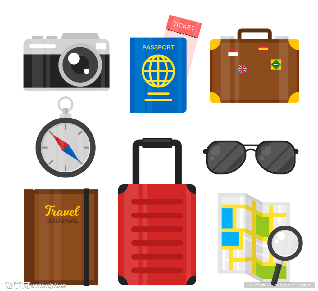 创意旅行物品