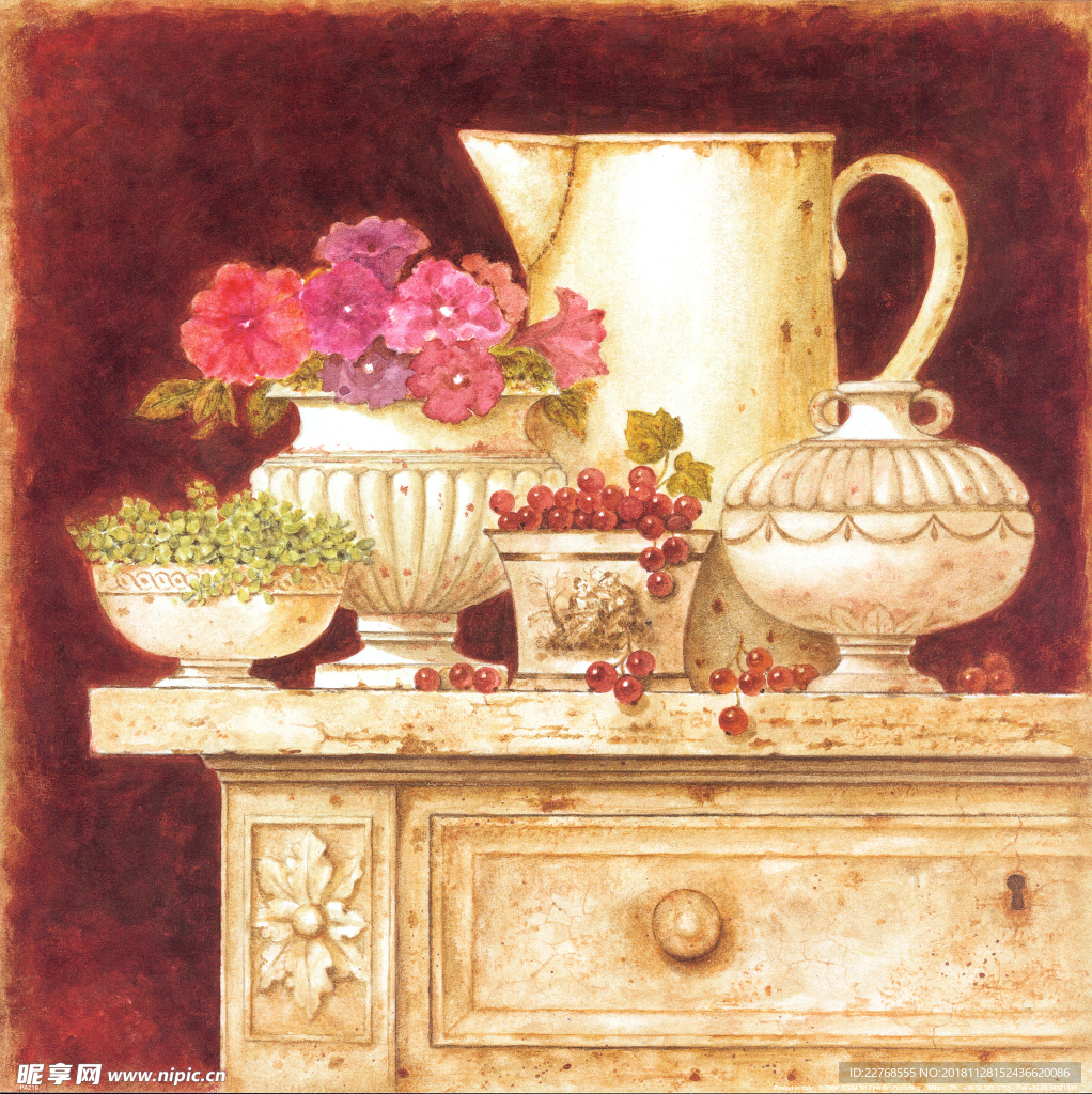 复古装饰画