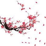 水墨梅花