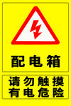 配电箱安全提醒