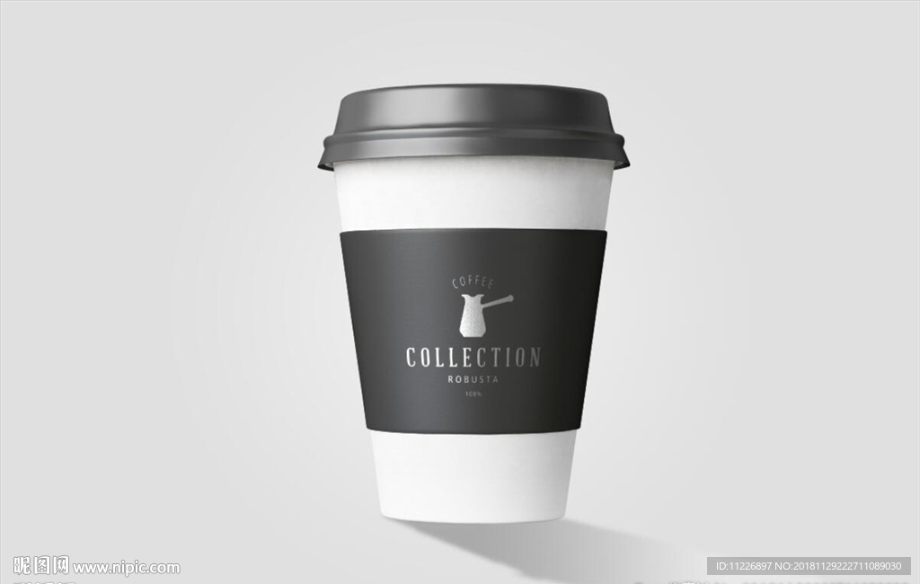 饮料咖啡杯茶缸纸袋PSD样机
