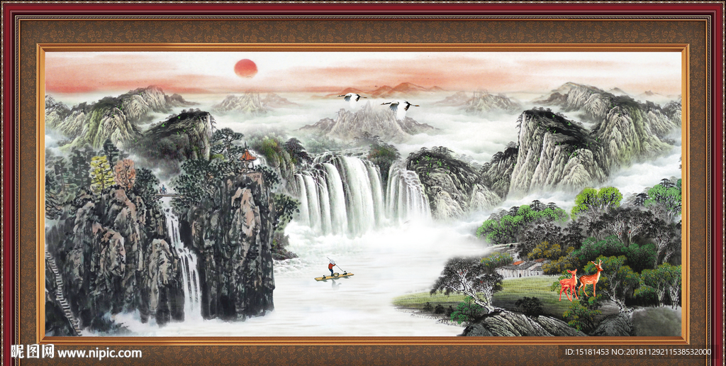 山水风景图