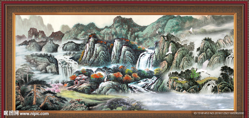 山水风景图