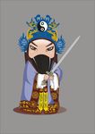 手绘京剧人物
