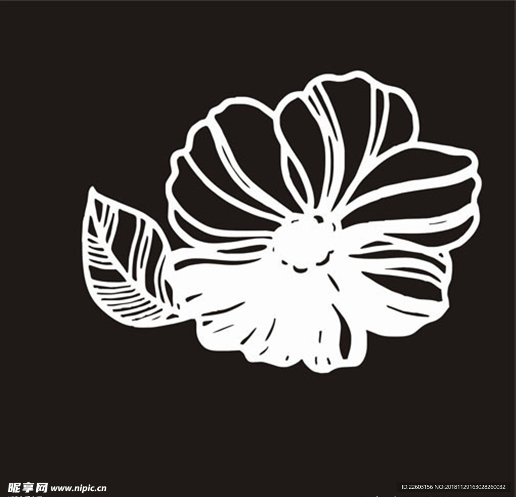 时尚镂空花朵