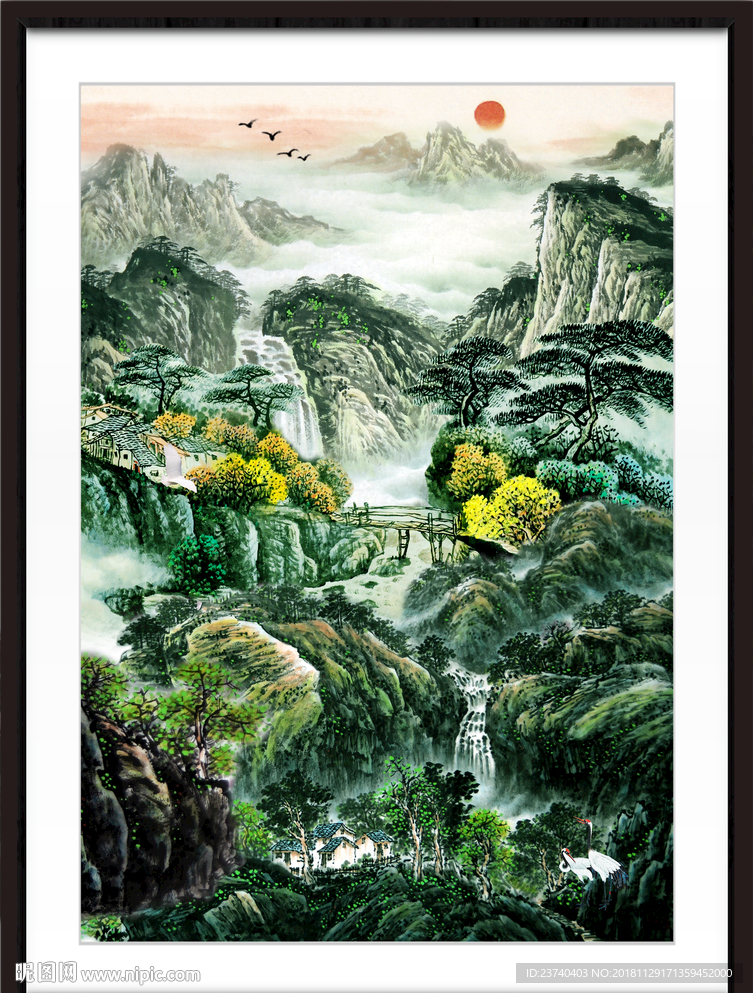 巨幅山水
