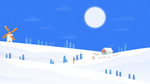 冬雪插画