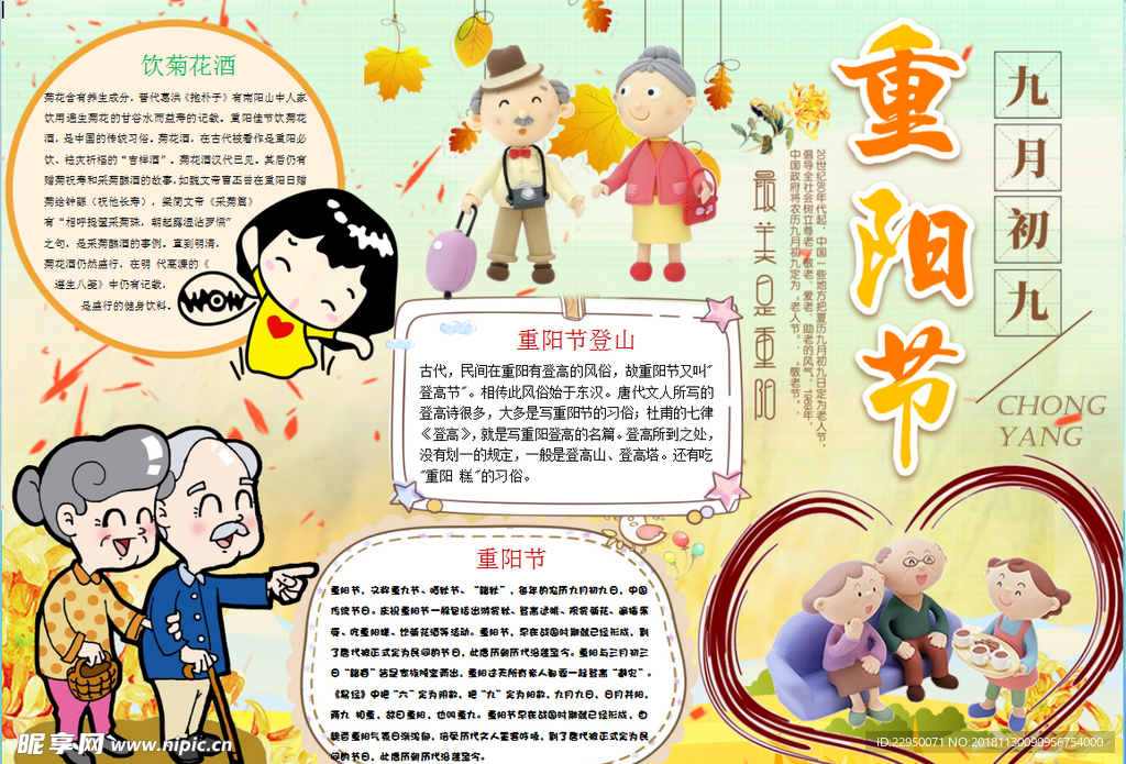 重阳节小报