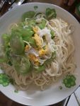 丝瓜鸡蛋面条
