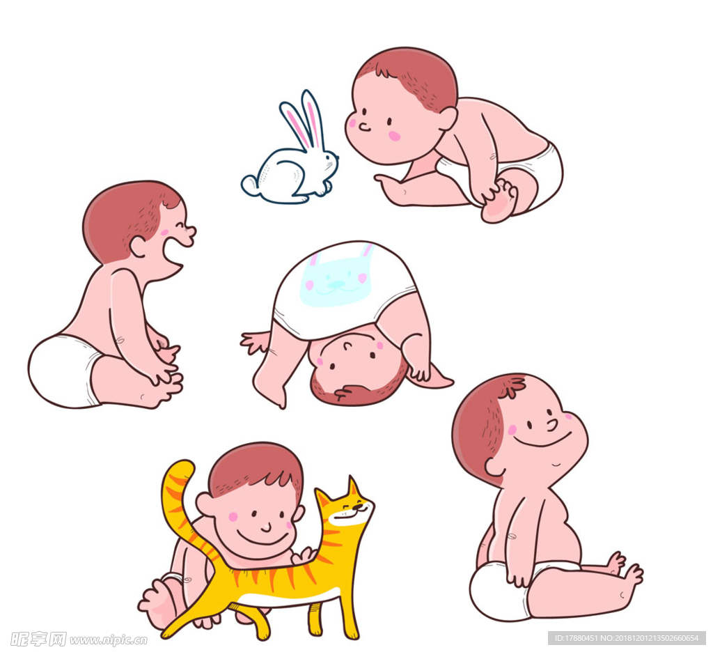 可爱婴儿