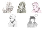 素描人物