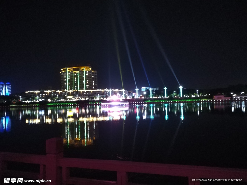 河源夜色  灯光