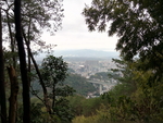 山上看龙川县城