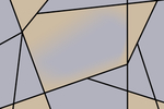 现代简约几何棱形三角形方框色块