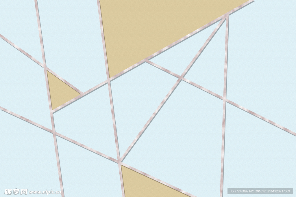 现代简约几何棱形三角形方框色块