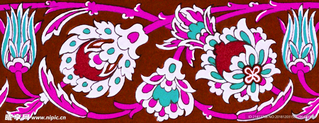 传统花纹底纹