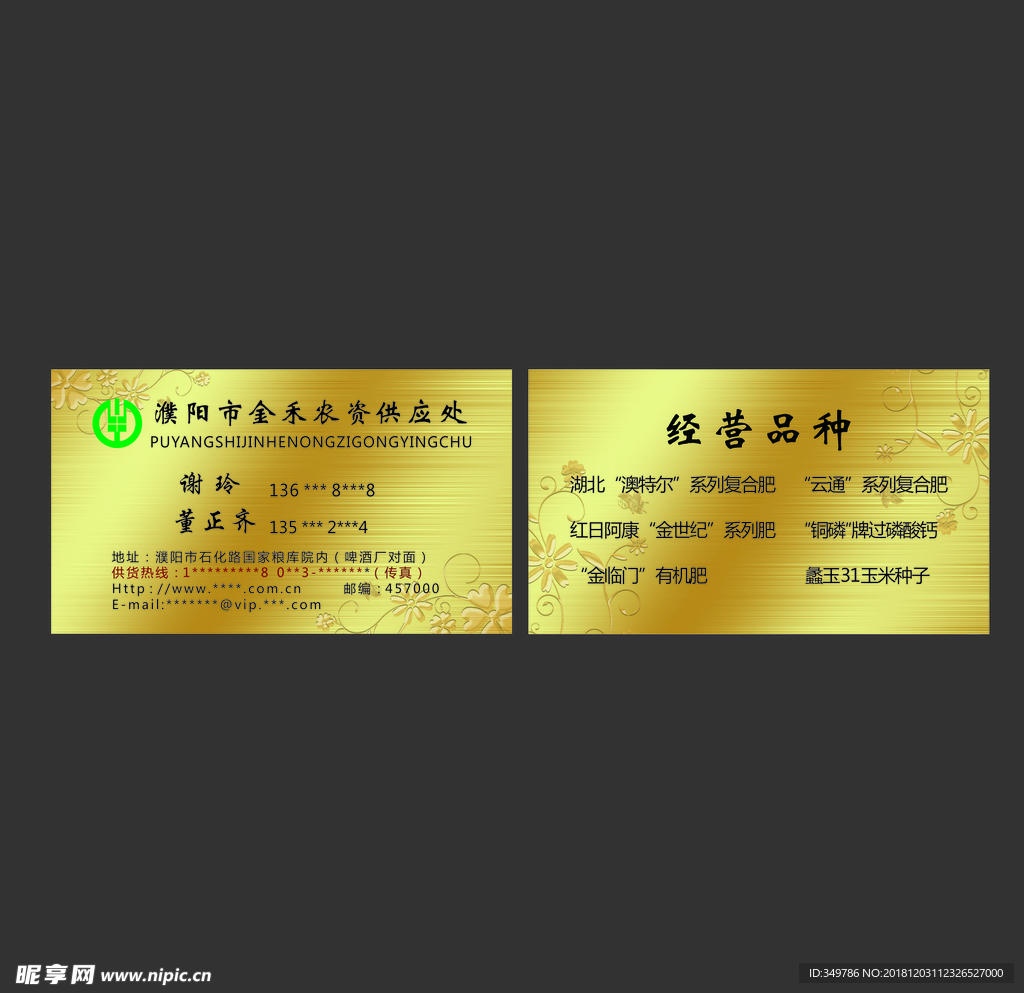 金禾名片