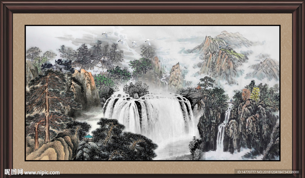 巨幅山水