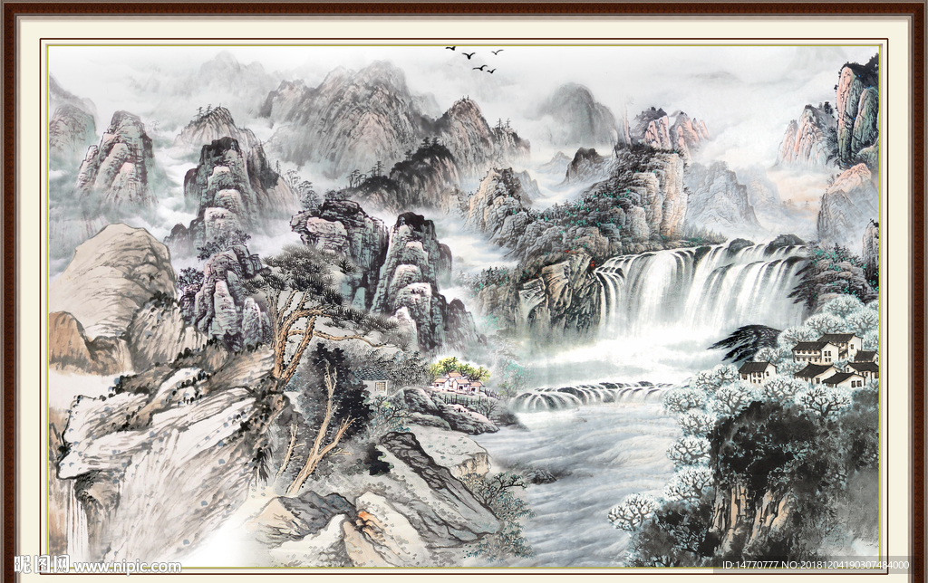 巨幅山水 巨幅山水国画