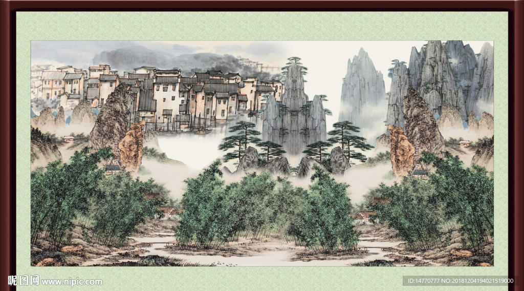 山水风景画